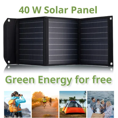 picture Bresser Mobile Solar Charger 40 Watt with USB,  5