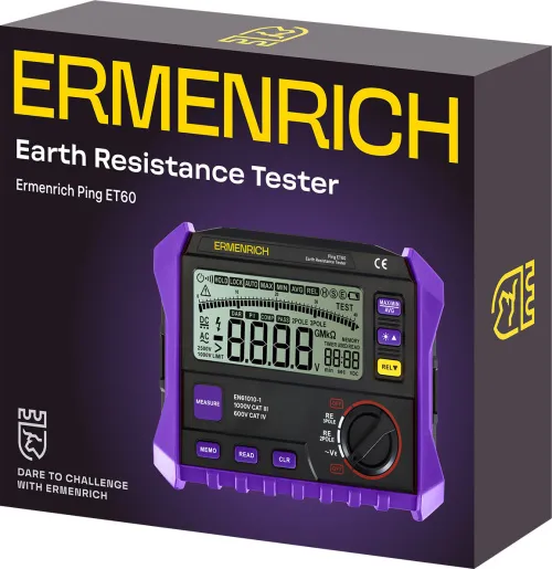 image Ermenrich Ping ET60 Earth Resistance Tester,  2