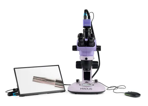 photo MAGUS Stereo D7T LCD BASE Digital Stereomicroscope,  5