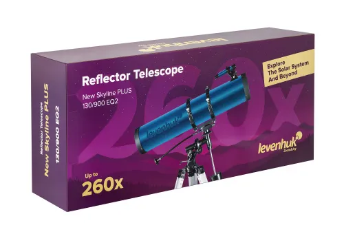 picture Levenhuk New Skyline PLUS 130/900 EQ2 Telescope,  13