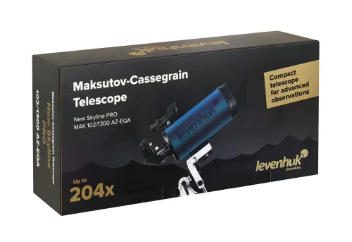 photo Levenhuk New Skyline PRO MAK 102/1300 AZ-EQA Telescope,  14