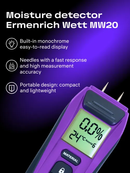 photograph Ermenrich Wett MW20 Moisture Detector,  10