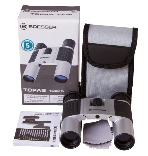 photograph Bresser Topas 10x25 Binoculars,  6