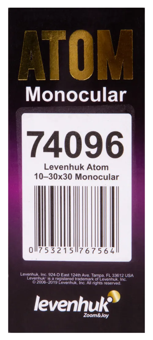 image Levenhuk Atom 10–30x30 Monocular,  14