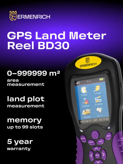image Ermenrich Reel BD30 GPS Land Meter,  10
