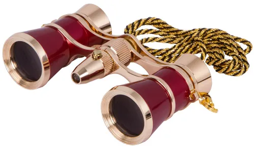 image Levenhuk Broadway 325F Opera Glasses (with LED light and chain),  4