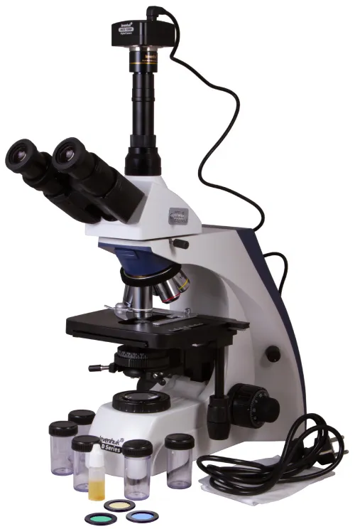 photo Levenhuk MED D35T Digital Trinocular Microscope,  2
