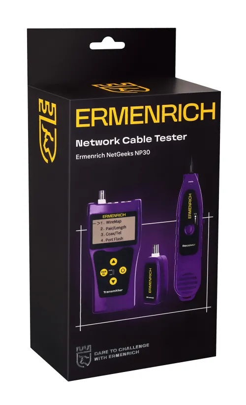 photo Ermenrich NetGeeks NP30 Network Cable Tester,  12