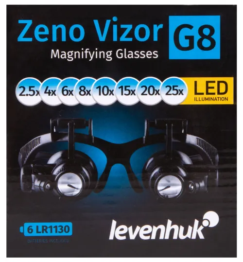 image Levenhuk Zeno Vizor G8 Magnifying Glasses,  15