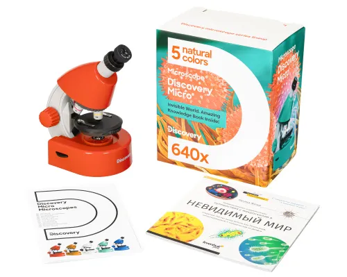 picture Levenhuk Discovery Micro Microscope with book,  4