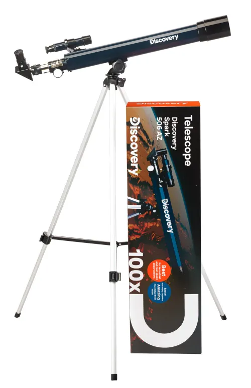 picture Levenhuk Discovery Spark 506 AZ Telescope with book,  2
