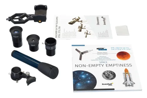 picture Levenhuk Discovery Sky Trip ST80 Telescope with book,  5