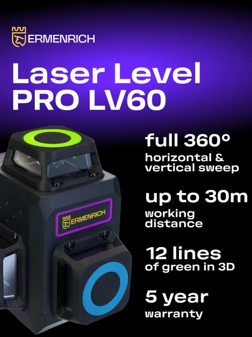 image Ermenrich PRO LV60 Laser Level,  11