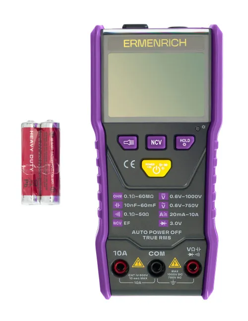 image Ermenrich Zing TC20 Digital Multimeter,  2