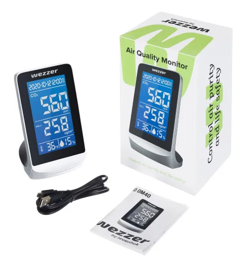 picture Levenhuk Wezzer Air PRO DM40 Air Quality Monitor,  2