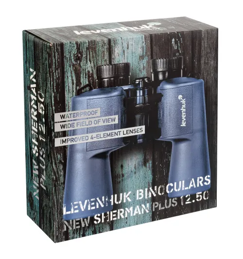 photograph Levenhuk New Sherman PLUS 12x50 Binoculars,  13