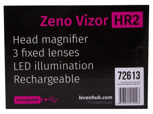 photograph Levenhuk Zeno Vizor HR2 Head Rechargeable Magnifier,  12
