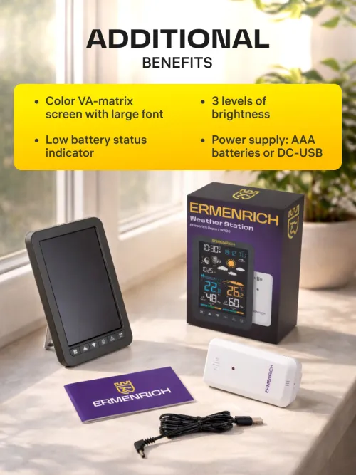 photograph Ermenrich Report WR30 Weather Station,  16