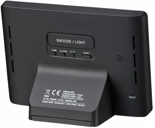 photo Bresser Tendence WSX Weather Station w/24h Barometric Pressure Chart,  5