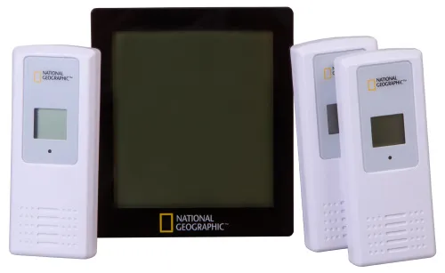 photograph Bresser National Geographic Thermo-Hygrometer 4 Measurement Results, black,  7