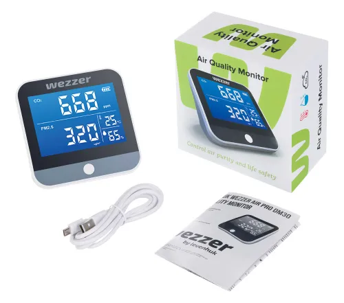 photograph Levenhuk Wezzer Air PRO DM30 Air Quality Monitor,  2