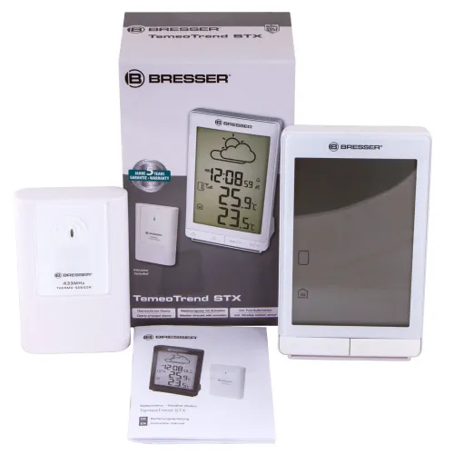 photo Bresser TemeoTrend STX RC Weather Station, white,  2