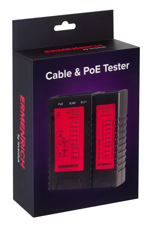 photograph Ermenrich NetGeeks NP10 Cable & PoE Tester,  7