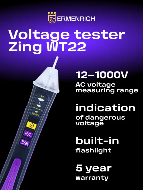 picture Ermenrich Zing WT22 Voltage Tester,  6