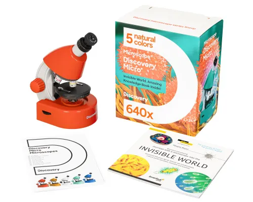 picture Levenhuk Discovery Micro Microscope with book,  4