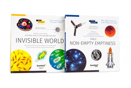photograph Space. Microworld. Knowledge Book 2 vol. Hardcover,  2