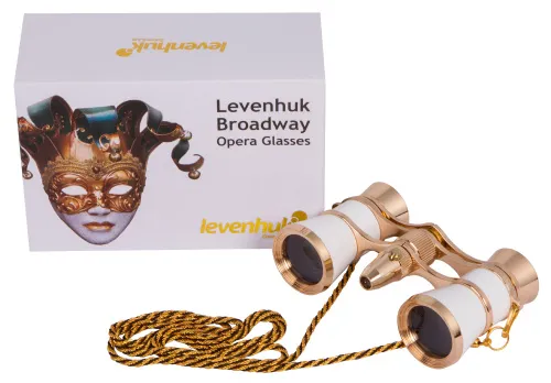 image Levenhuk Broadway 325F Opera Glasses (with LED light and chain),  3