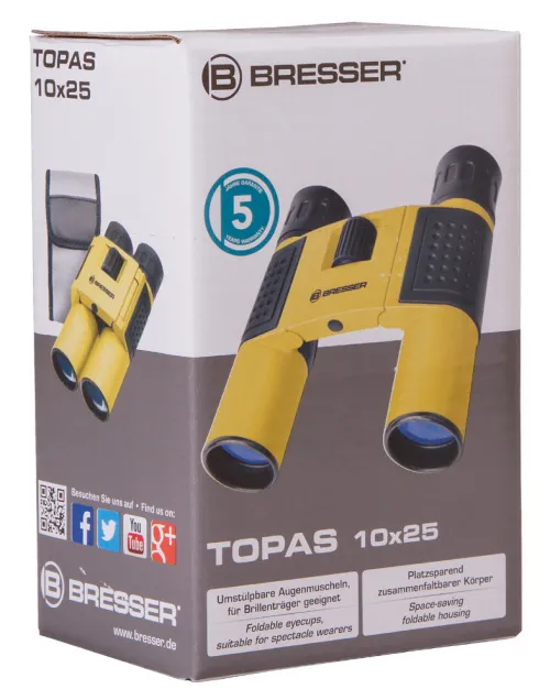 photograph Bresser Topas 10x25 Binoculars,  8
