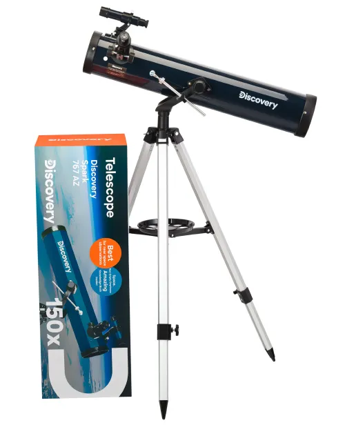 picture Levenhuk Discovery Spark 767 AZ Telescope with book,  2
