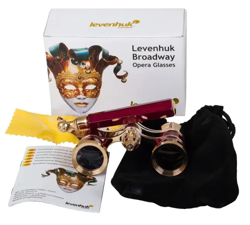 photograph Levenhuk Broadway 325N Opera Glasses (lorgnette with LED light),  9