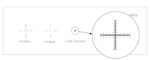picture MAGUS CS5 Calibration Slide (XY0.01/0.07/0.15/0.6/1.5),  6