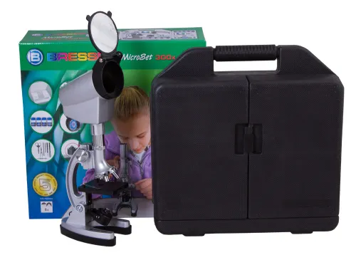 picture Bresser Junior Biotar 300–1200x Microscope, with case,  2