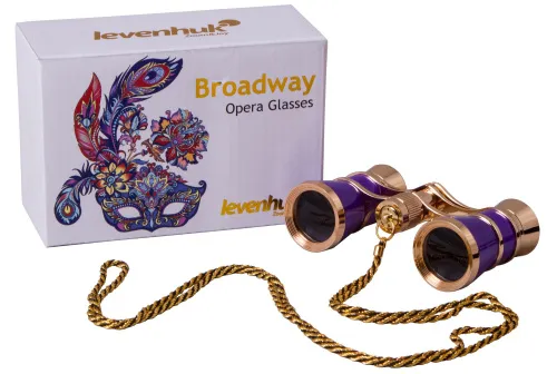 photograph Levenhuk Broadway 325C Opera Glasses with Chain,  3