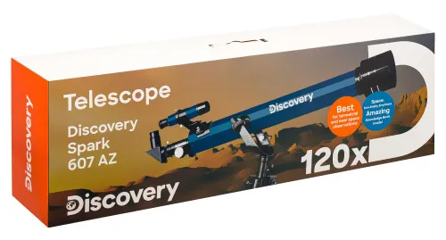 picture Levenhuk Discovery Spark 607 AZ Telescope with book,  15