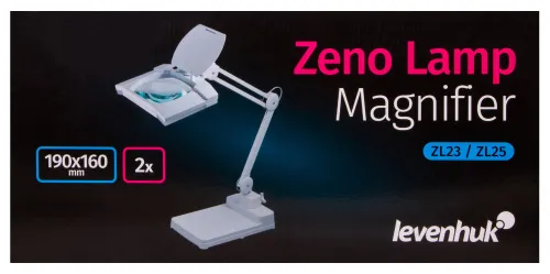picture Levenhuk Zeno Lamp ZL25 LED Magnifier,  10