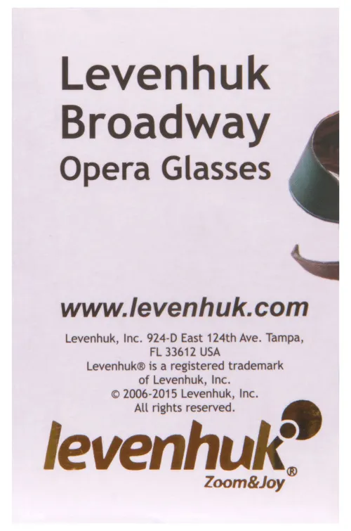 image Levenhuk Broadway 325F Opera Glasses (with LED light and chain),  18
