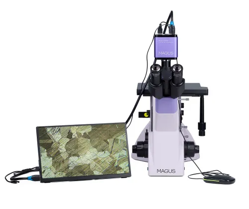 image MAGUS Metal VD700 LCD Metallurgical Inverted Digital Microscope,  6