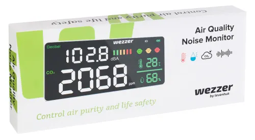photo Levenhuk Wezzer Air PRO CN20 Air Quality Noise Monitor,  8