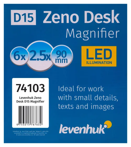 image Levenhuk Zeno Desk D15 Magnifier,  12