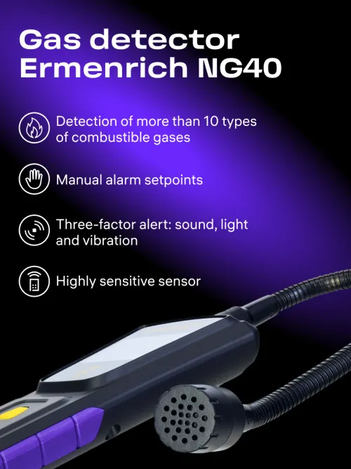 photo Ermenrich NG40 Gas Detector,  9