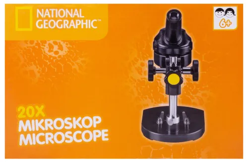 photograph Bresser National Geographic 20x Microscope, monocular,  18
