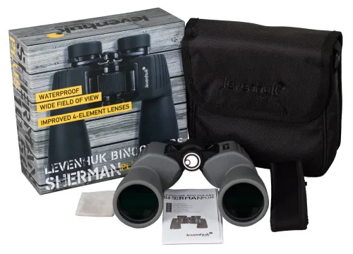 photo Levenhuk Sherman PLUS 10x50 Binoculars,  8