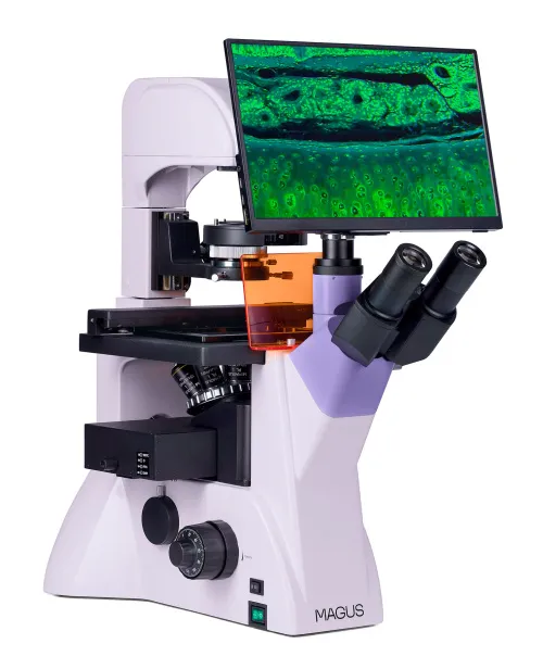 photograph MAGUS Lum VD500L LCD Fluorescence Inverted Digital Microscope,  4