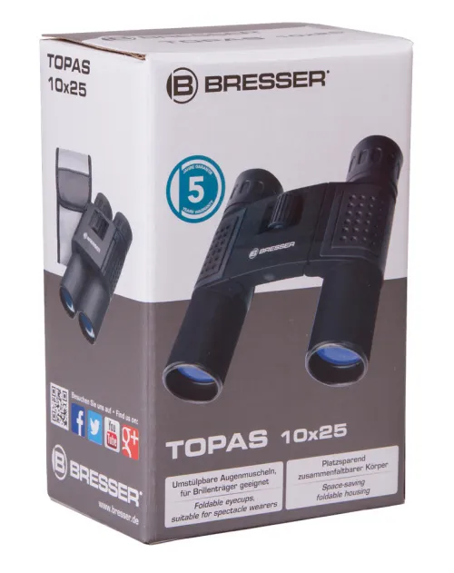 photograph Bresser Topas 10x25 Binoculars,  8