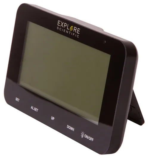 photo Explore Scientific RC Digital Alarm Clock, black,  4