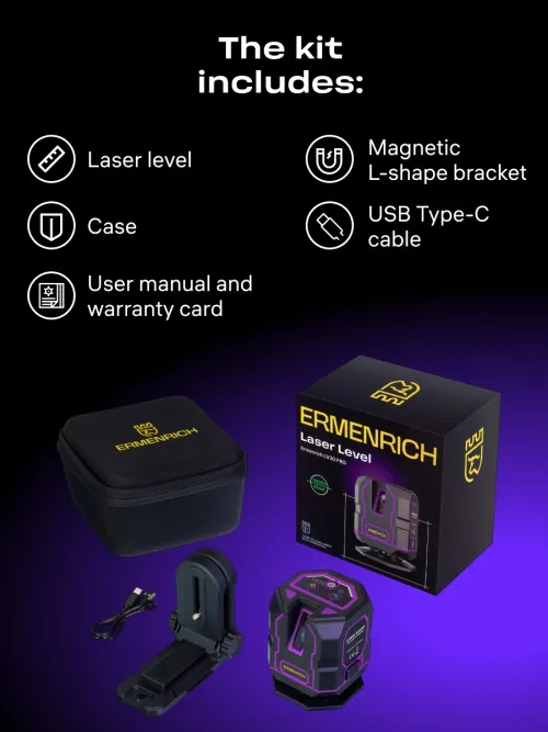 picture Ermenrich PLUS LV30 Laser Level,  14